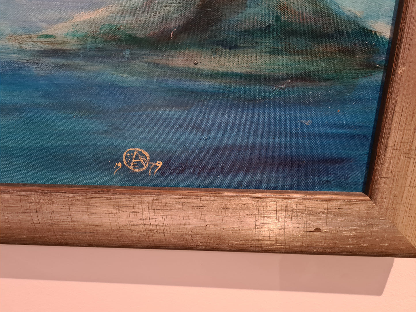 Öl-Gemälde auf Leinwand – Signiert & Datiert – Mit Holzrahmen