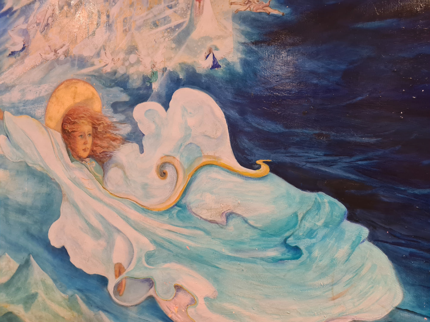 Öl-Gemälde auf Leinwand – Signiert & Datiert – Mit Holzrahmen