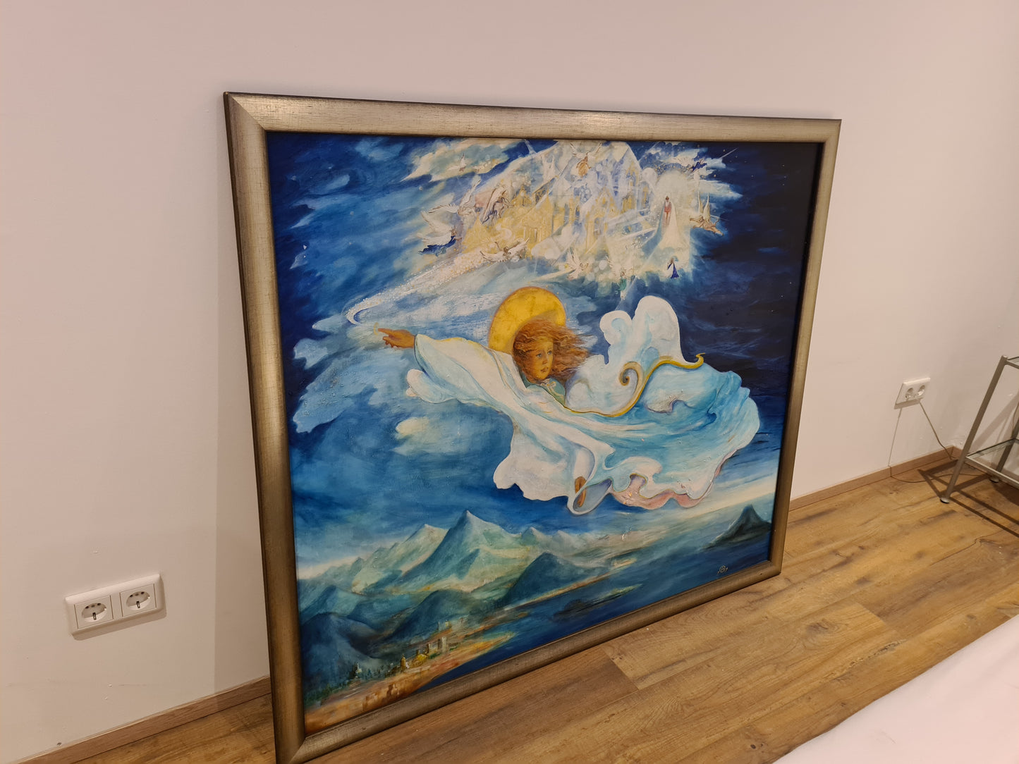 Öl-Gemälde auf Leinwand – Signiert & Datiert – Mit Holzrahmen