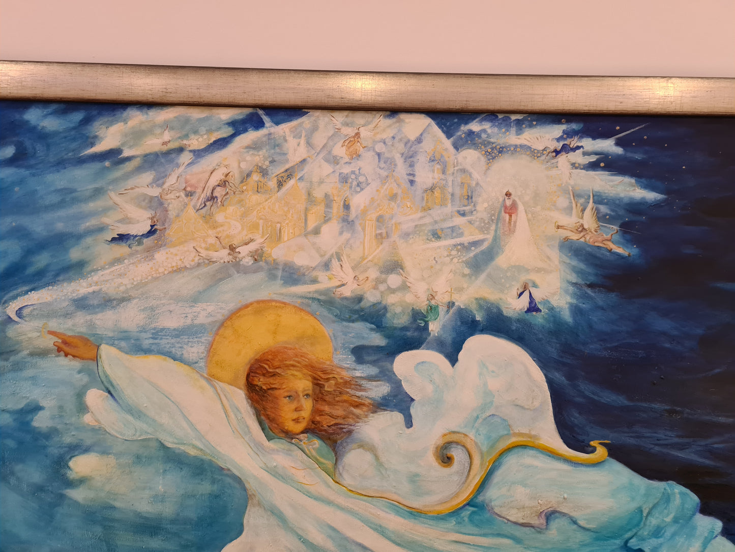 Öl-Gemälde auf Leinwand – Signiert & Datiert – Mit Holzrahmen