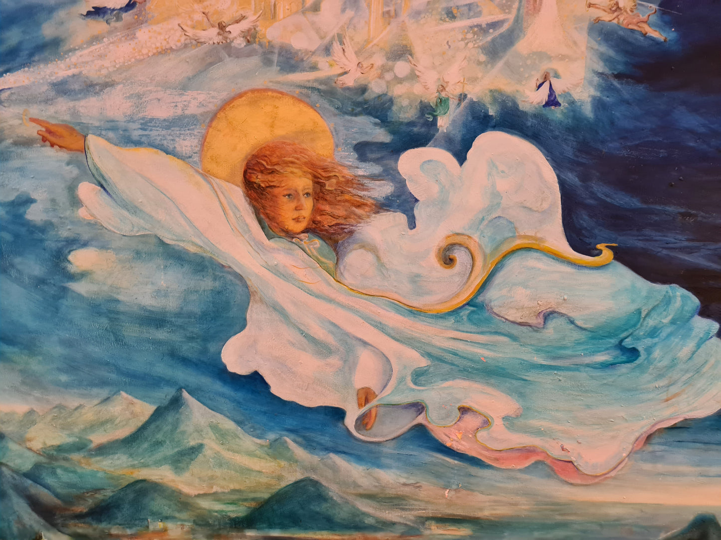 Öl-Gemälde auf Leinwand – Signiert & Datiert – Mit Holzrahmen