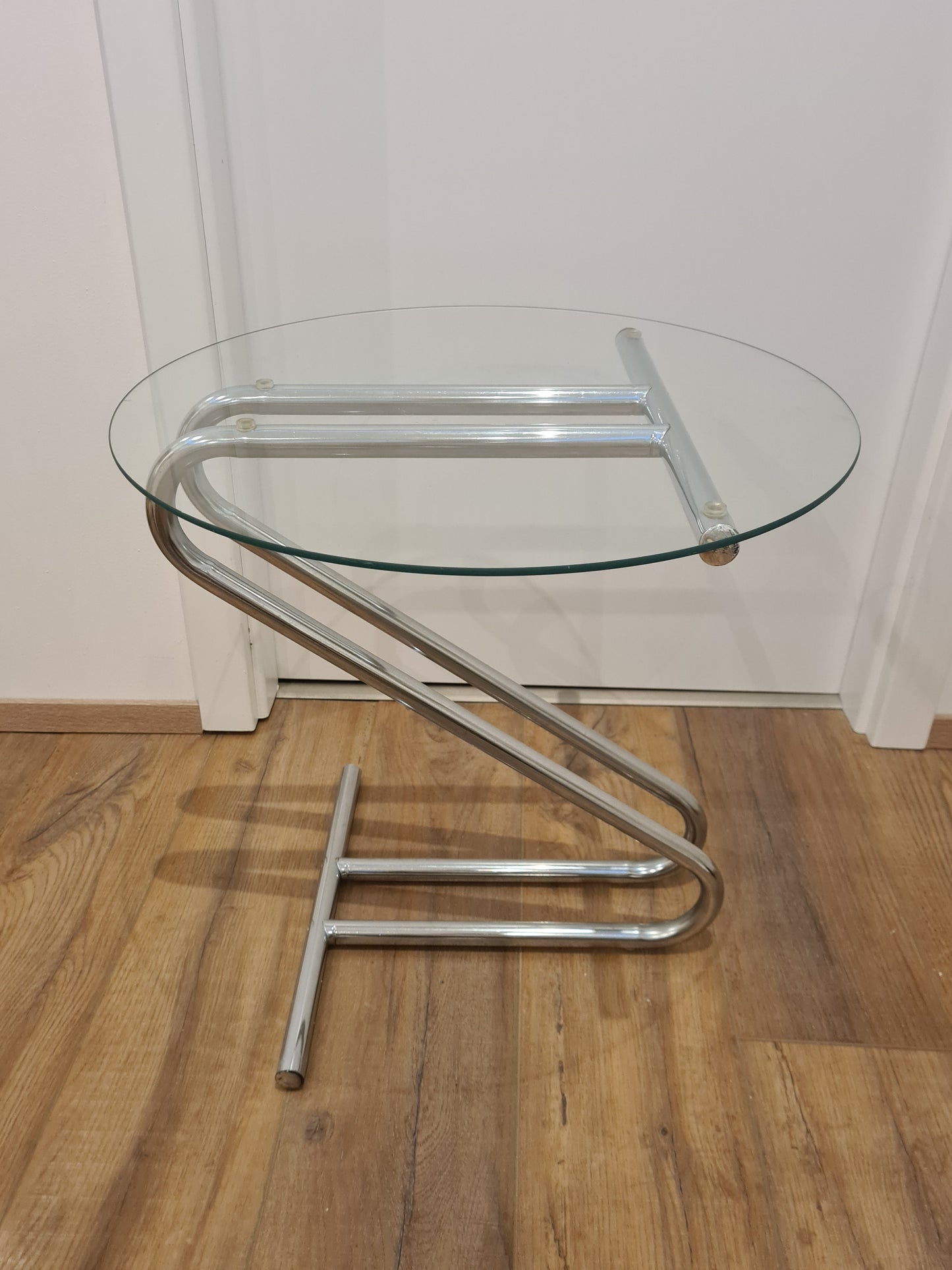 Mid-Century Modern Chrom Beistelltisch