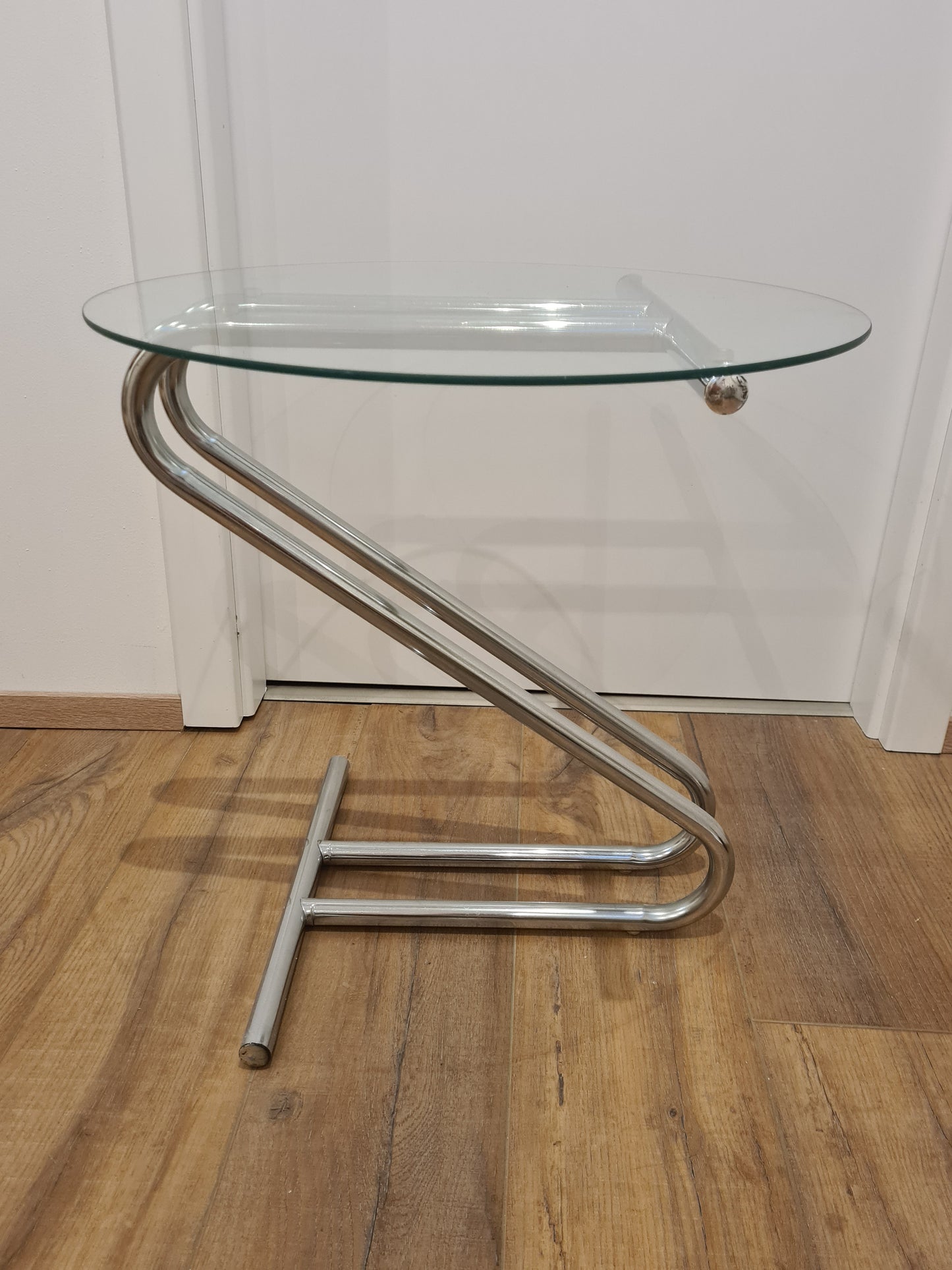 Mid-Century Modern Chrom Beistelltisch