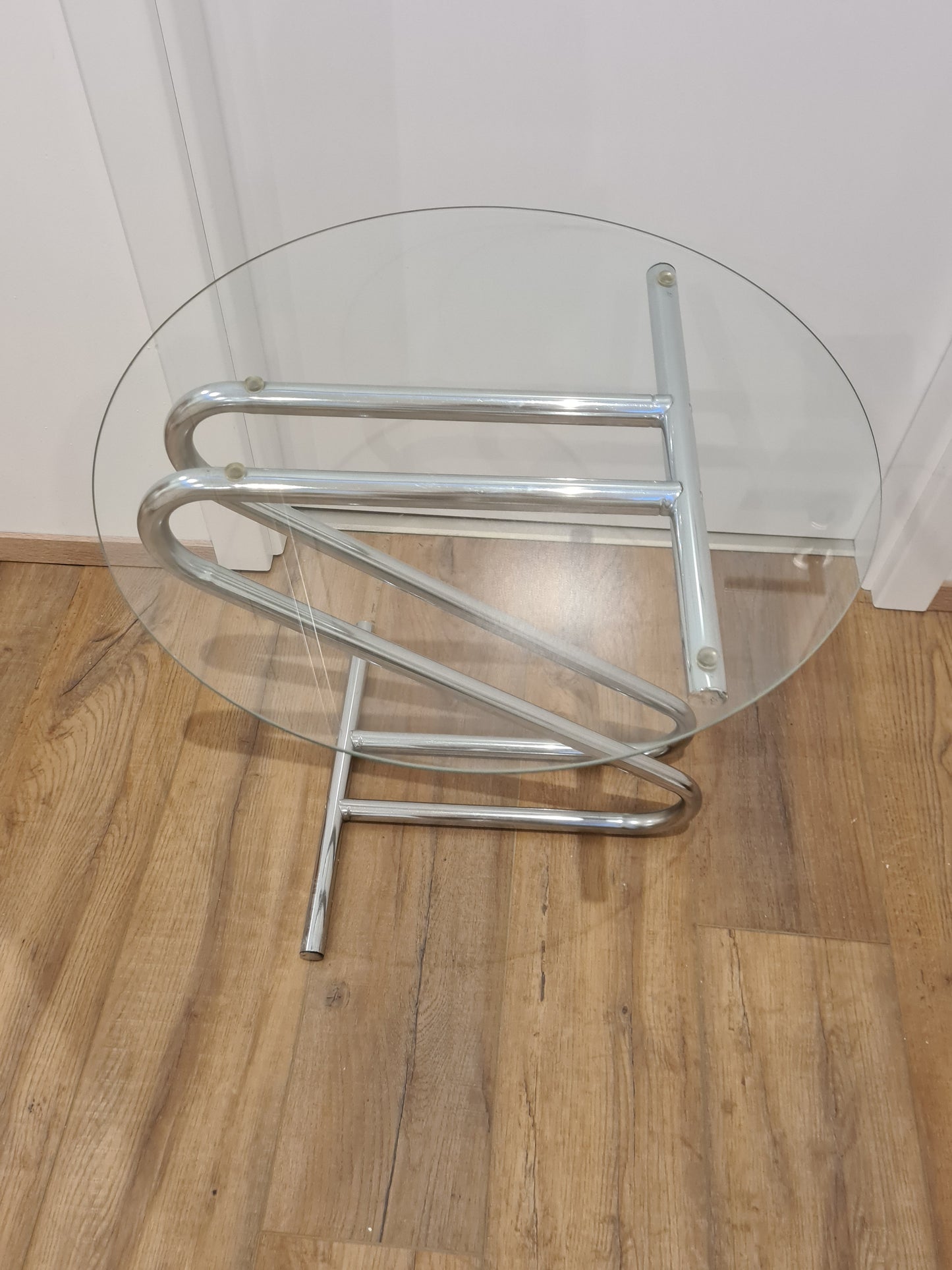 Mid-Century Modern Chrom Beistelltisch