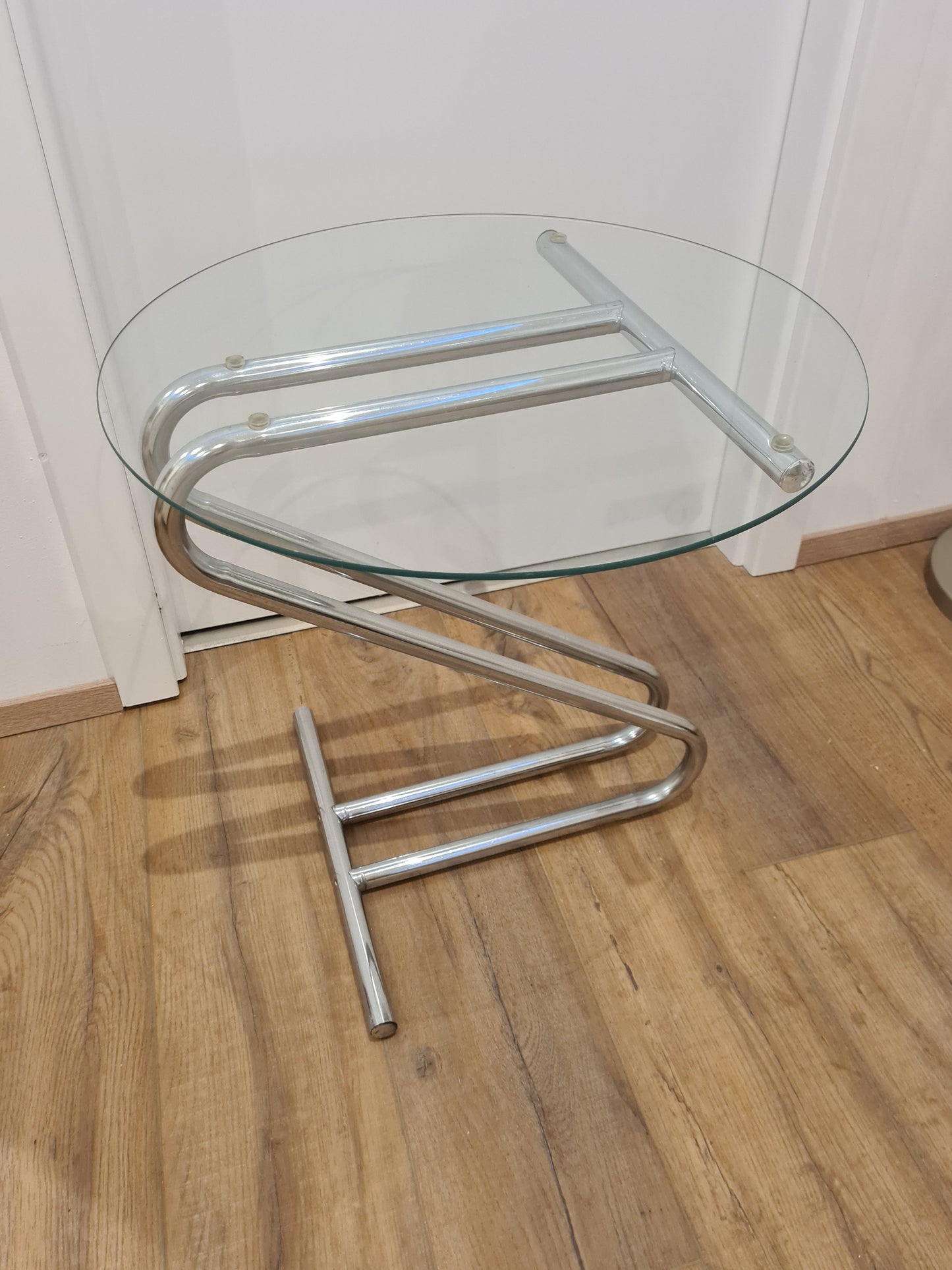 Mid-Century Modern Chrom Beistelltisch