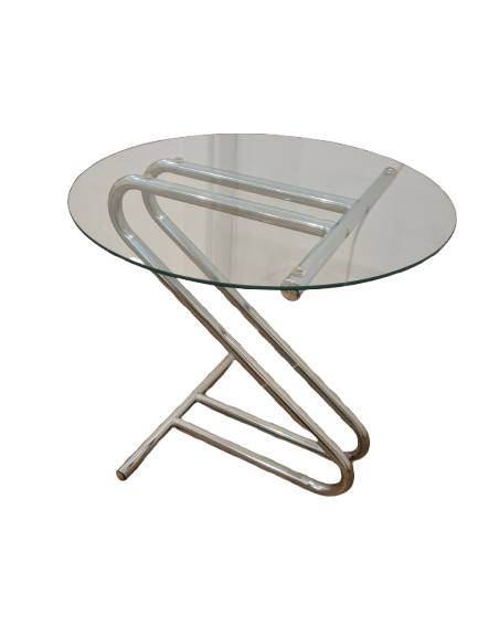 Mid-Century Modern Chrom Beistelltisch