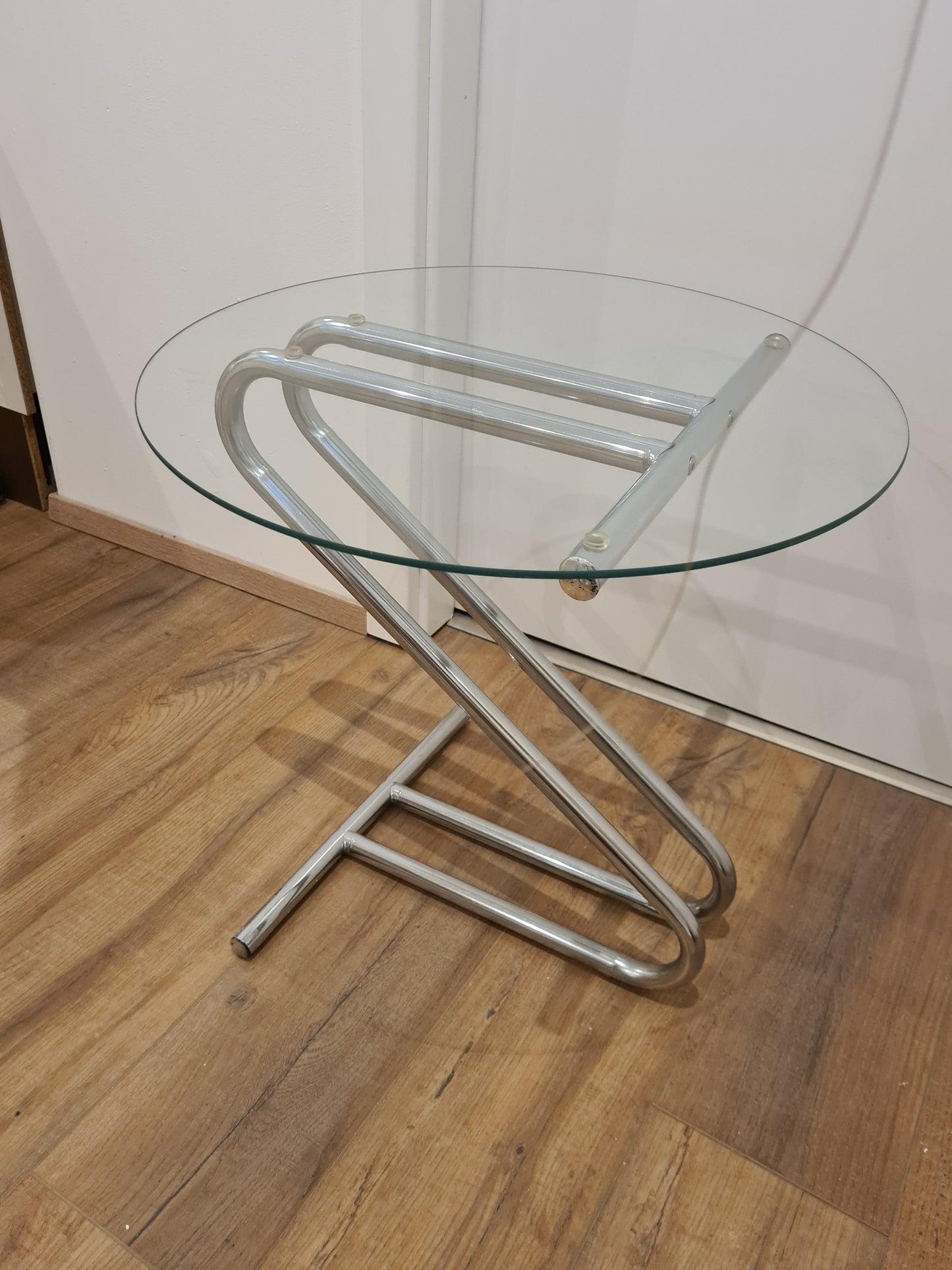 Mid-Century Modern Chrom Beistelltisch