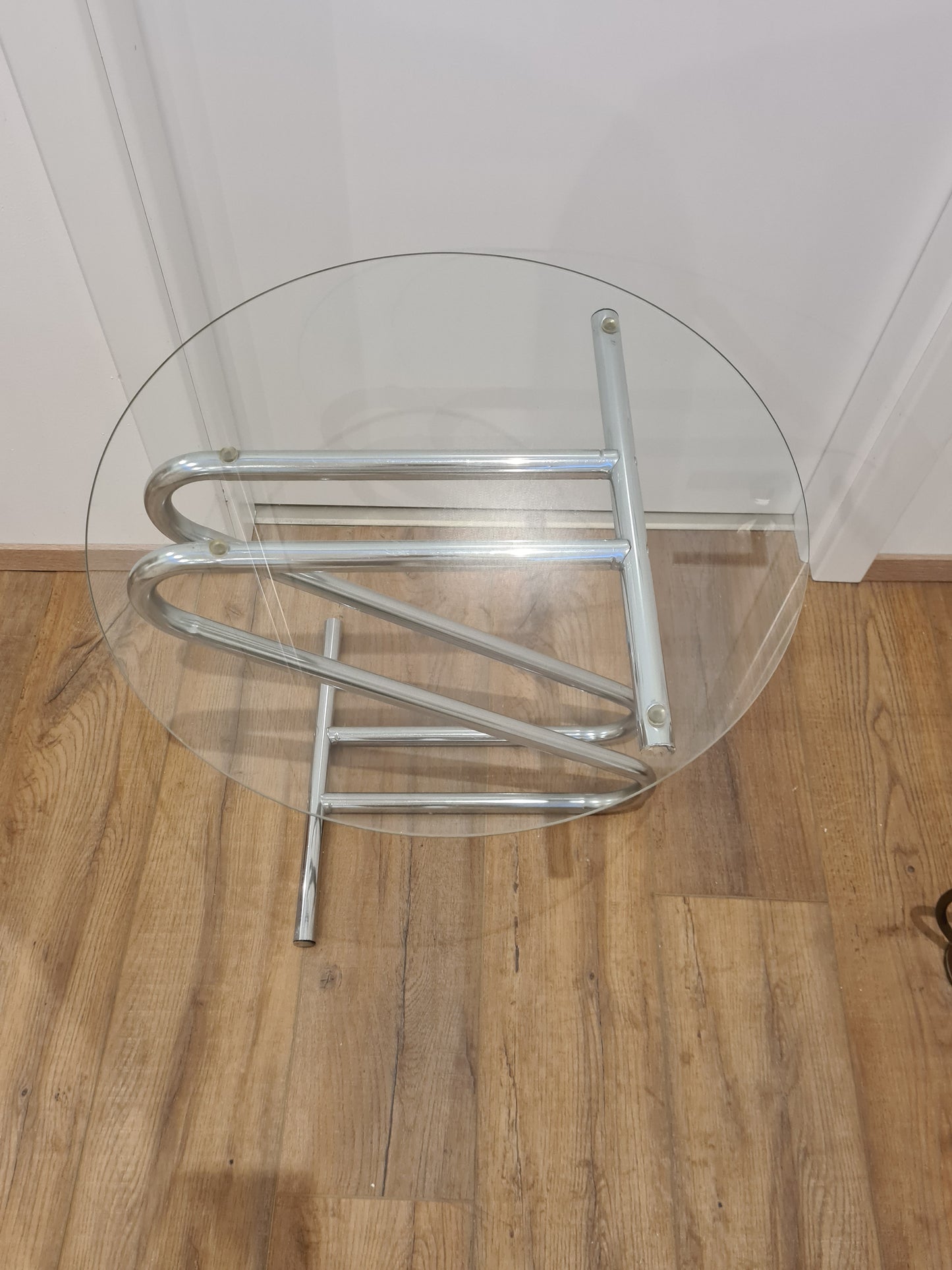 Mid-Century Modern Chrom Beistelltisch