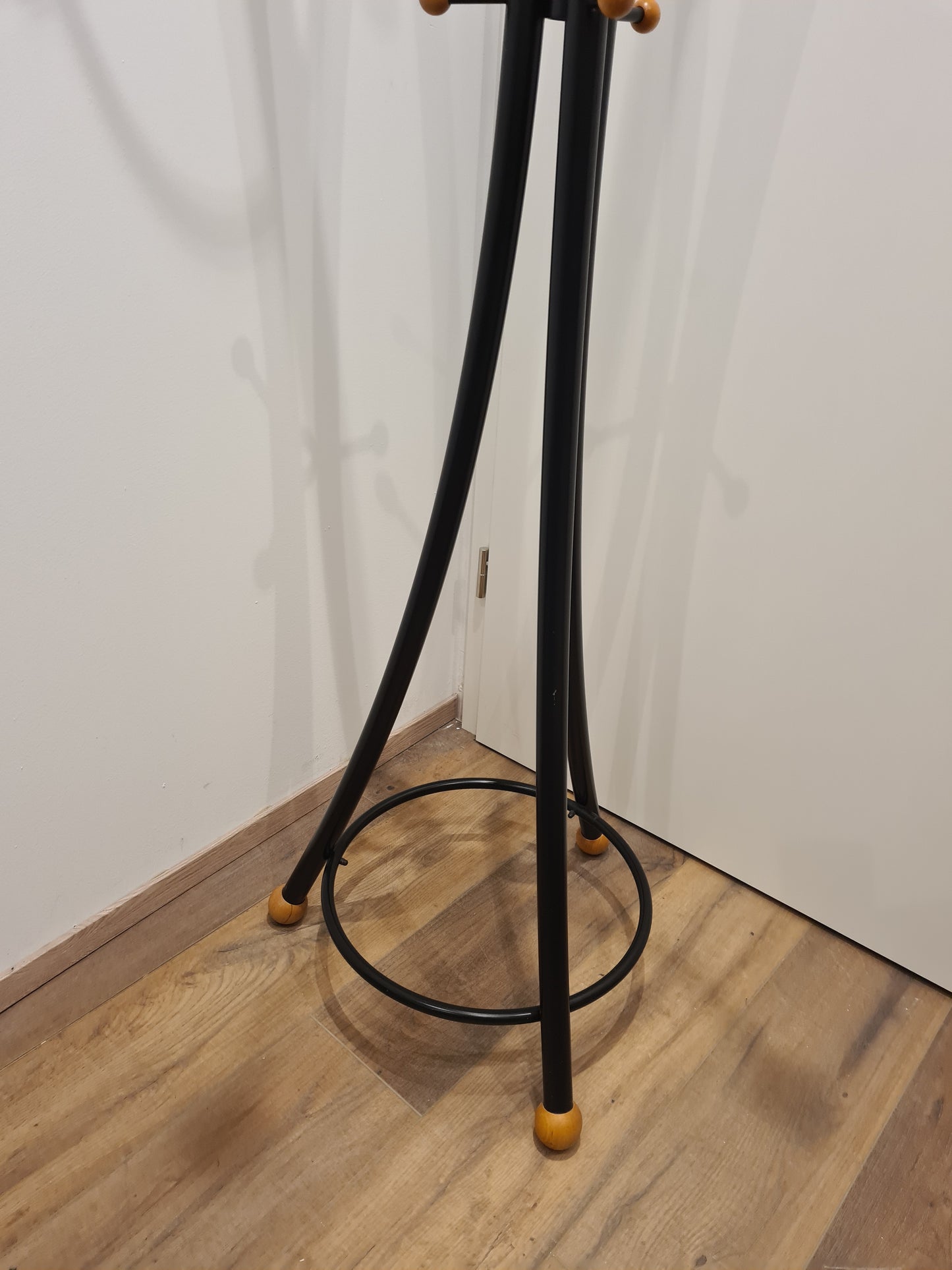 Moderne Garderobe Kleiderständer freistehend schwarz 185cm