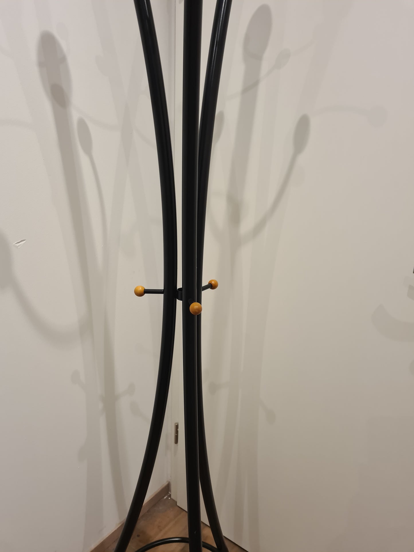 Moderne Garderobe Kleiderständer freistehend schwarz 185cm