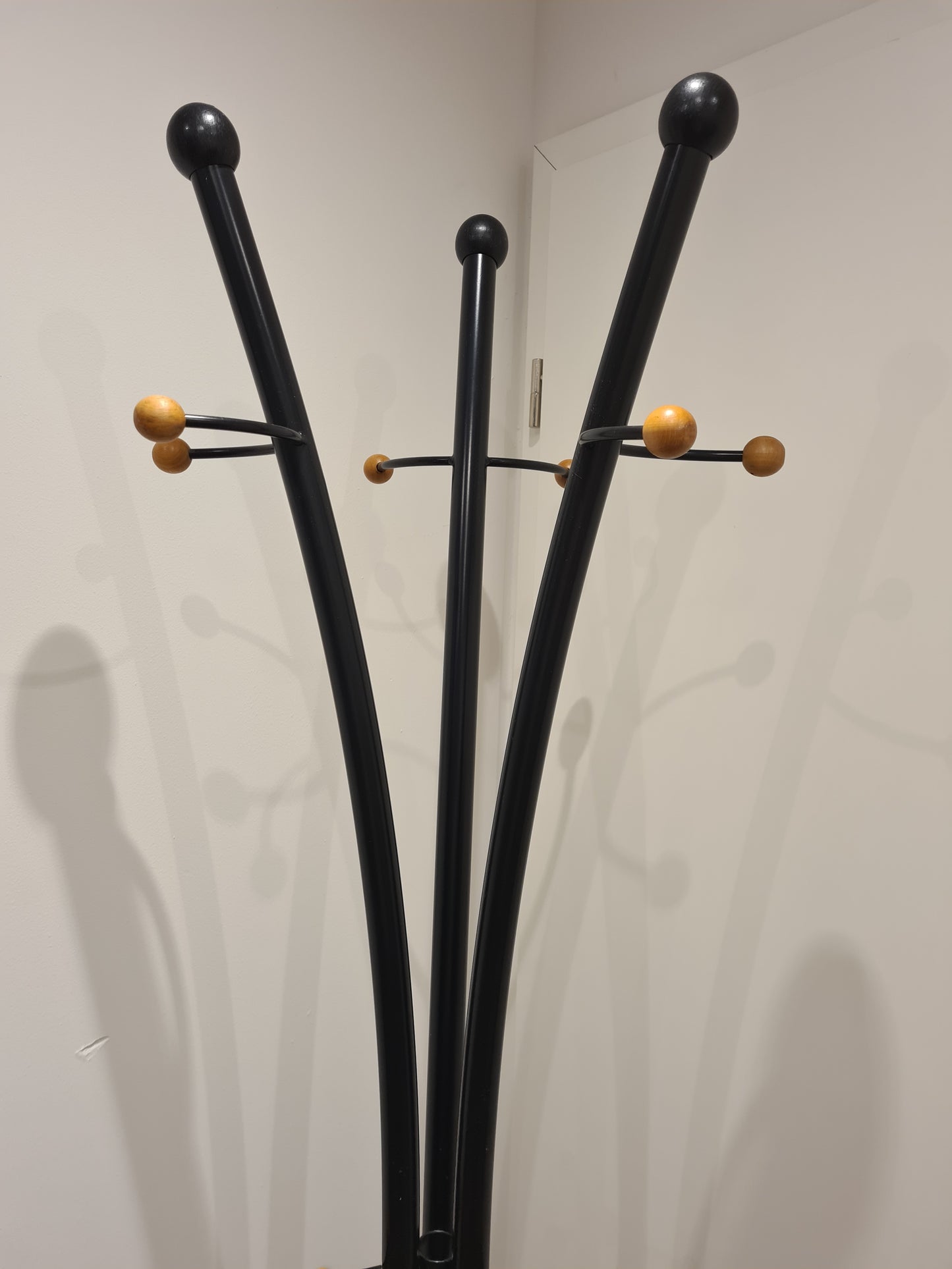 Moderne Garderobe Kleiderständer freistehend schwarz 185cm