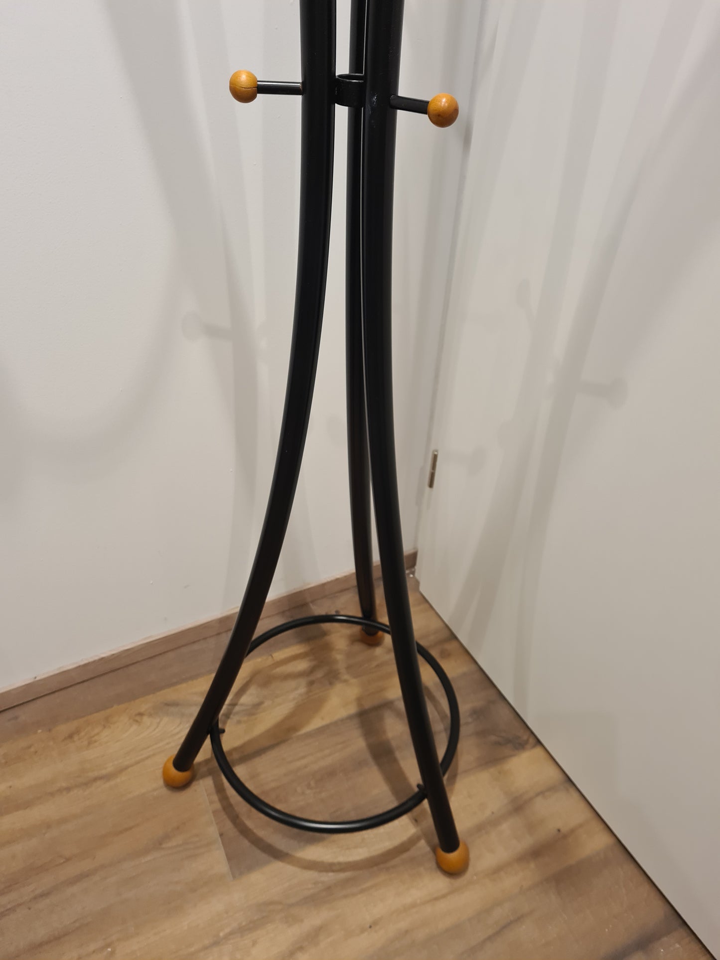 Moderne Garderobe Kleiderständer freistehend schwarz 185cm