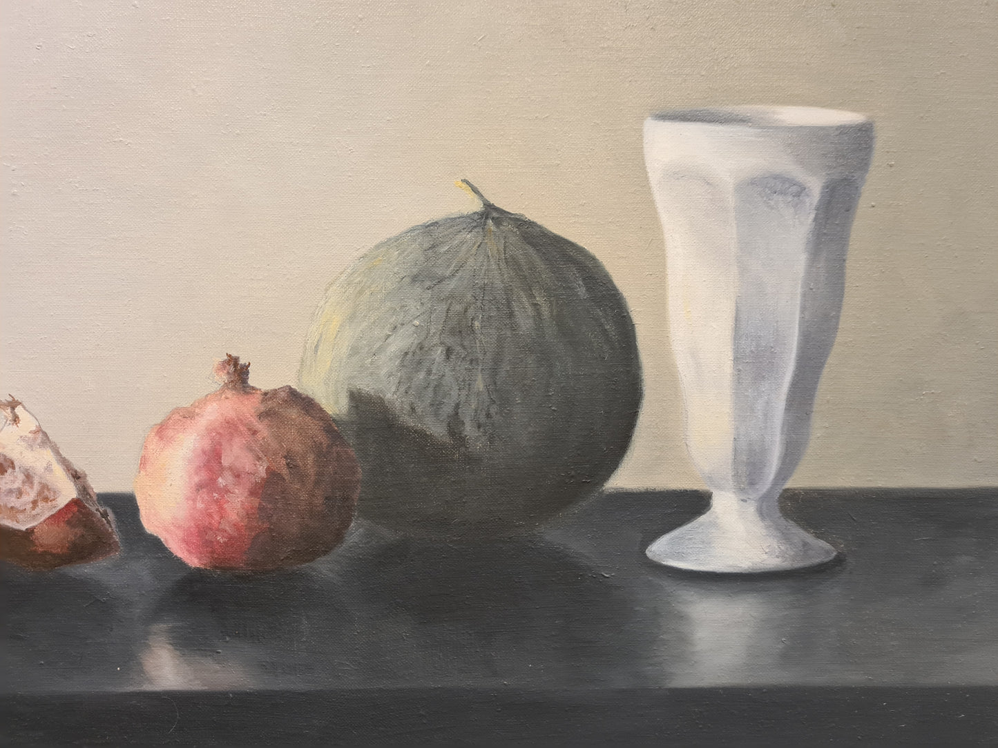 Ölgemälde Stillleben von Katrin Kasten aus dem Jahr 1993