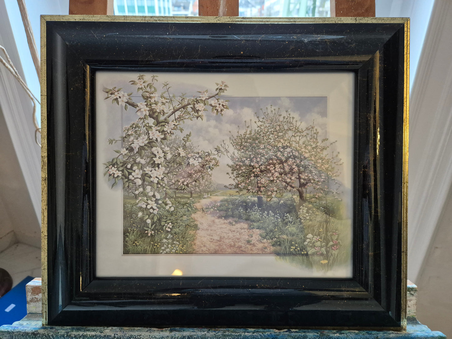 Hochwertiger Kunstdruck Landschaftsidylle Sommerlandschaft