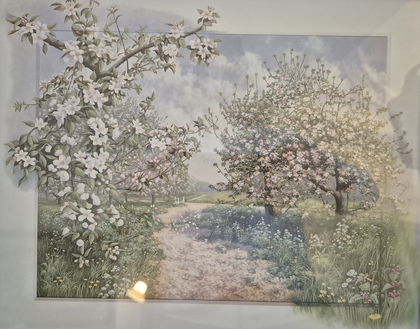 Hochwertiger Kunstdruck Landschaftsidylle Sommerlandschaft