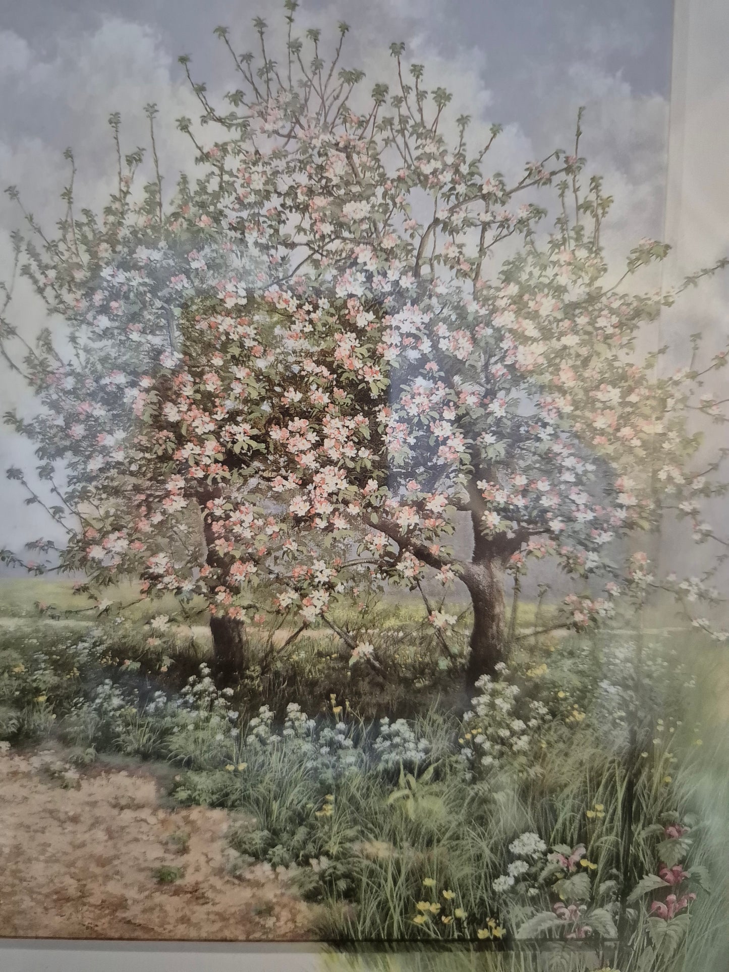 Hochwertiger Kunstdruck Landschaftsidylle Sommerlandschaft