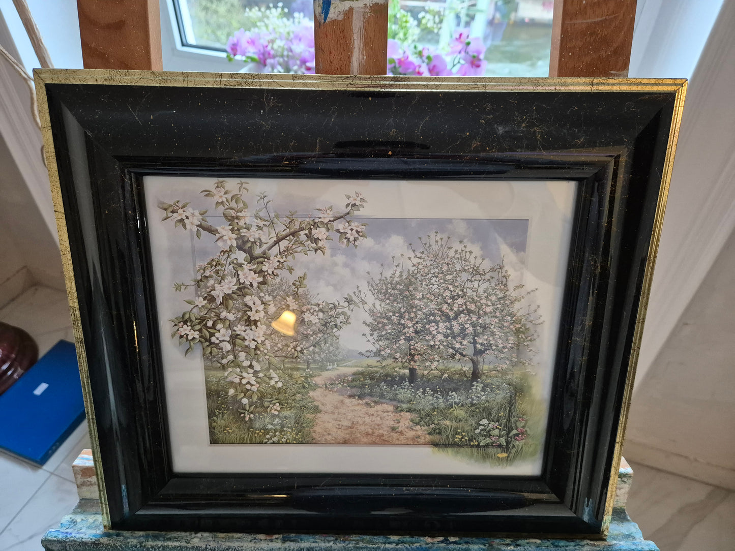 Hochwertiger Kunstdruck Landschaftsidylle Sommerlandschaft