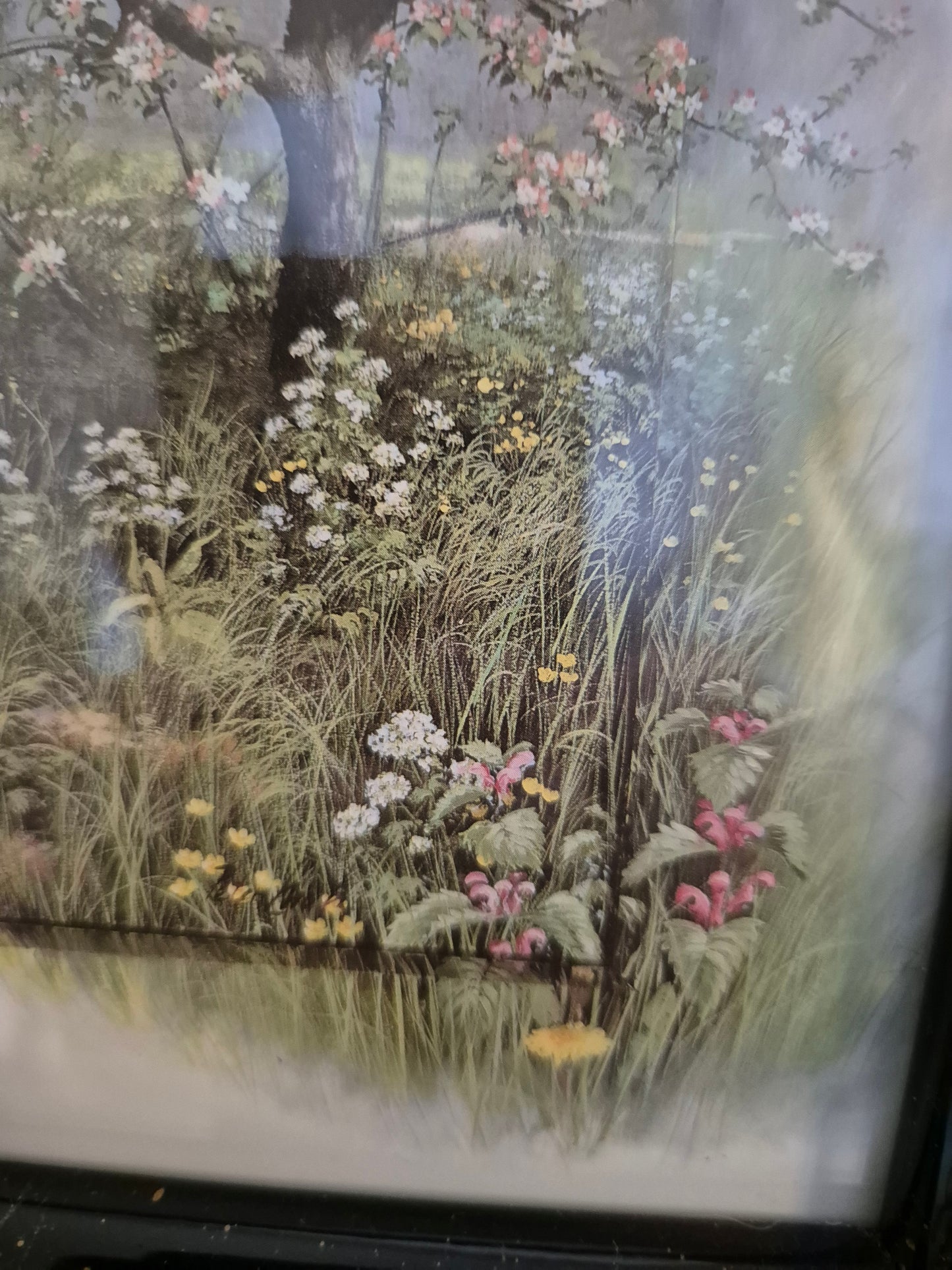 Hochwertiger Kunstdruck Landschaftsidylle Sommerlandschaft