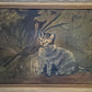 Ölgemälde Katzen Portrait Handsigniert K. Hoppmann (XIX-XX) 38x48cm