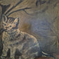 Ölgemälde Katzen Portrait Handsigniert K. Hoppmann (XIX-XX) 38x48cm
