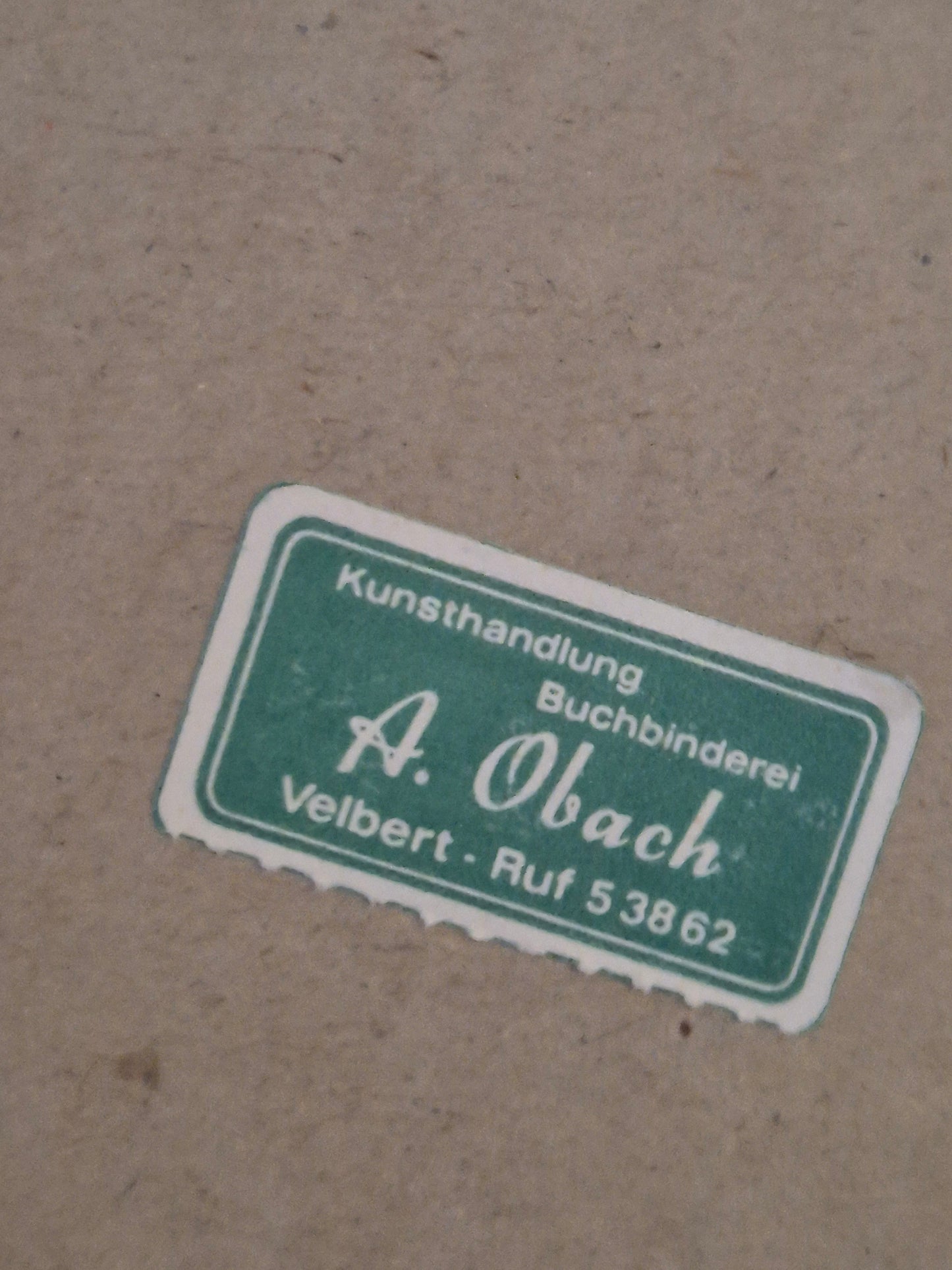 Deutsche Malerschule (XX) Ölgemälde Landschaft mit Wäldern 37x47cm