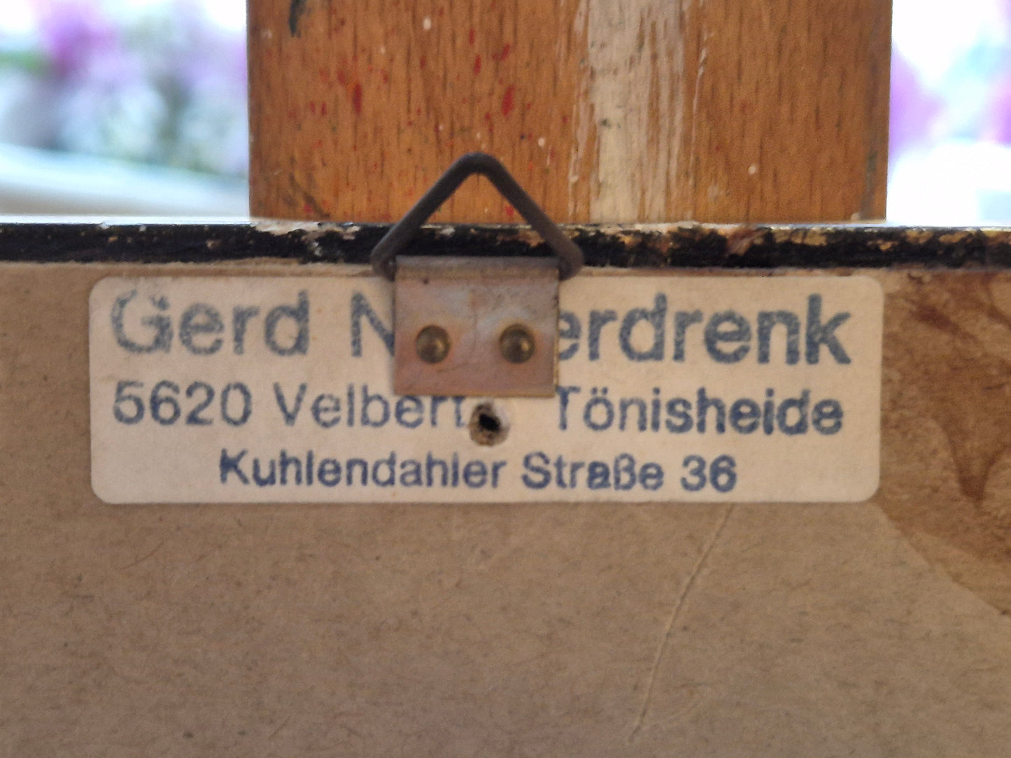 Deutsche Malerschule (XX) Ölgemälde Landschaft mit Wäldern 37x47cm