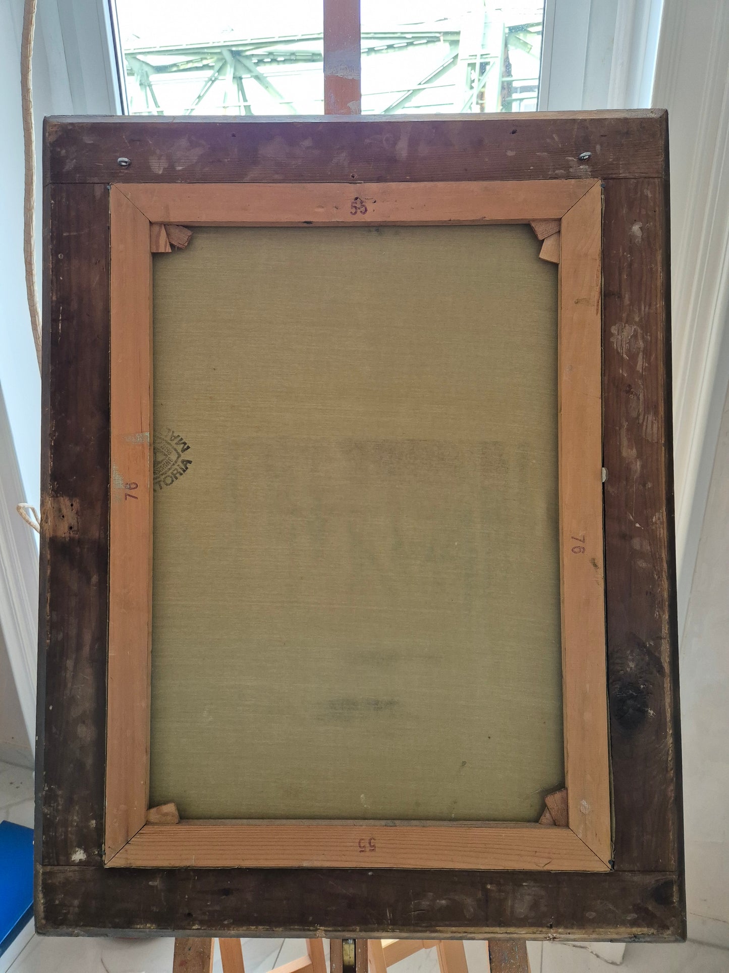 Ölgemälde Üppiges Blumenstillleben Handsigniert Europäische Schule (XX)