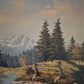 Ludger Leidner (geb. 1930) Ölgemälde Alpenlandschaft 76x96cm