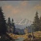 Ludger Leidner (geb. 1930) Ölgemälde Alpenlandschaft 76x96cm