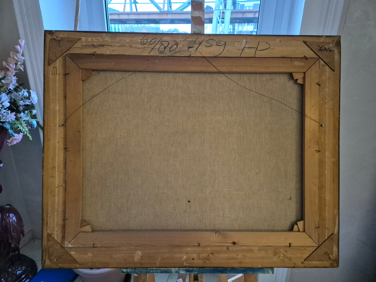 Ludger Leidner (geb. 1930) Ölgemälde Alpenlandschaft 76x96cm