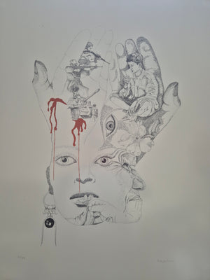 Wangenheim (XX) Original Lithographie Surrealismus Nummeriert 43/83