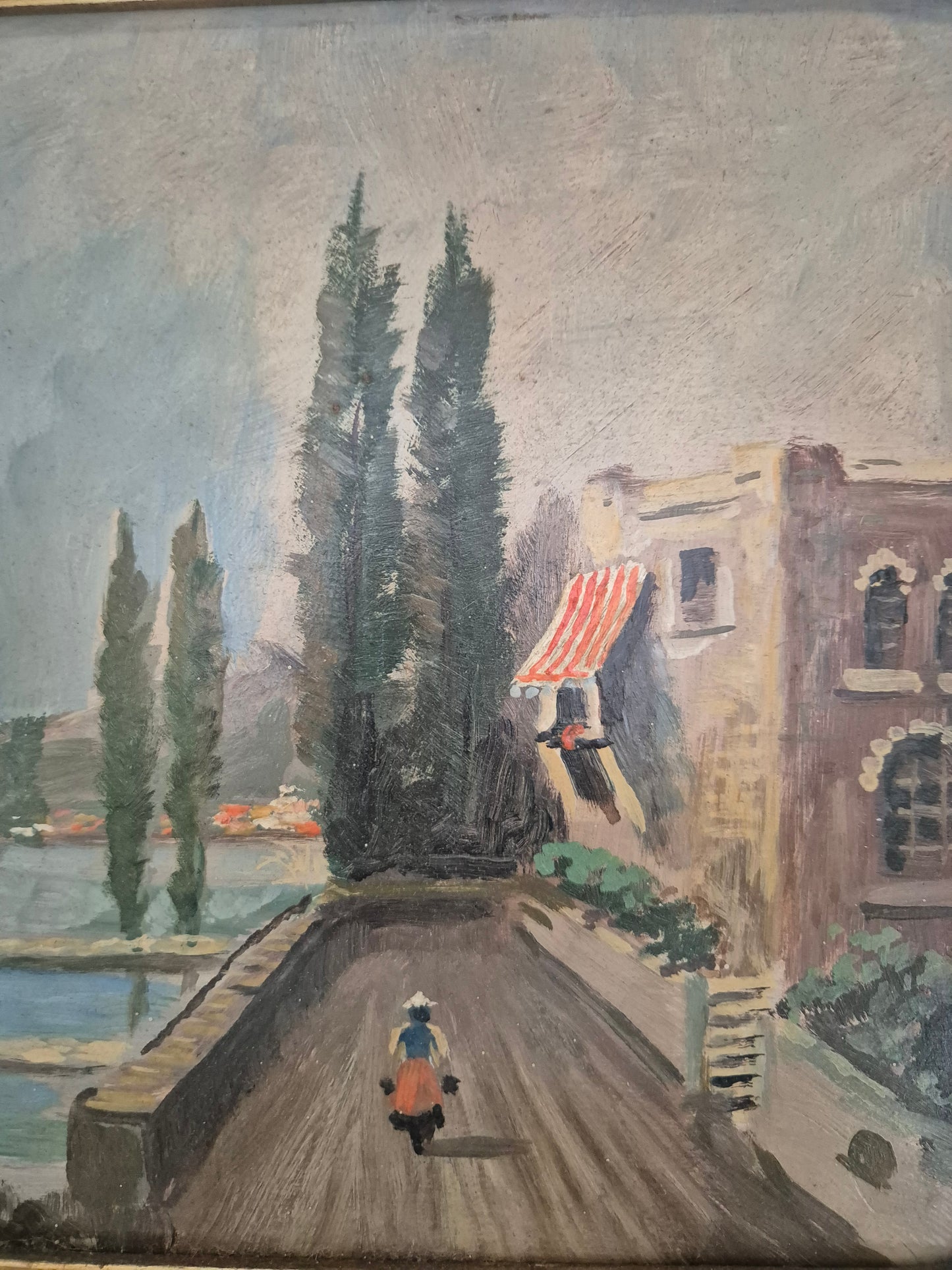 Josef Ohligschläger (1877-1959) Ölgemälde Südküste 43x49cm