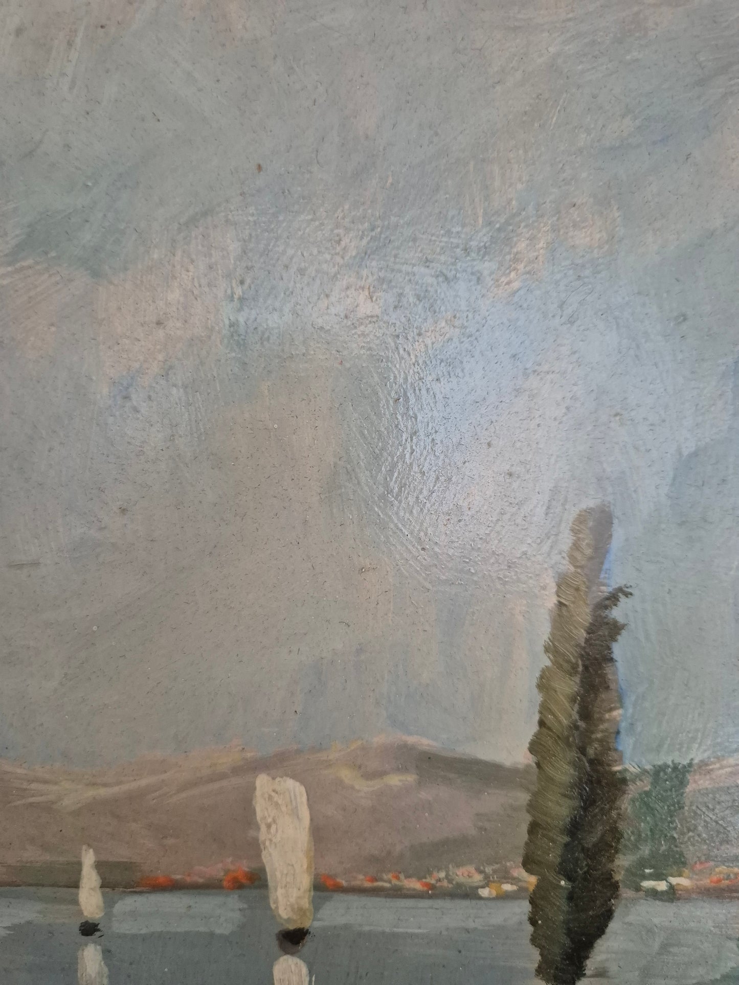 Josef Ohligschläger (1877-1959) Ölgemälde Südküste 43x49cm