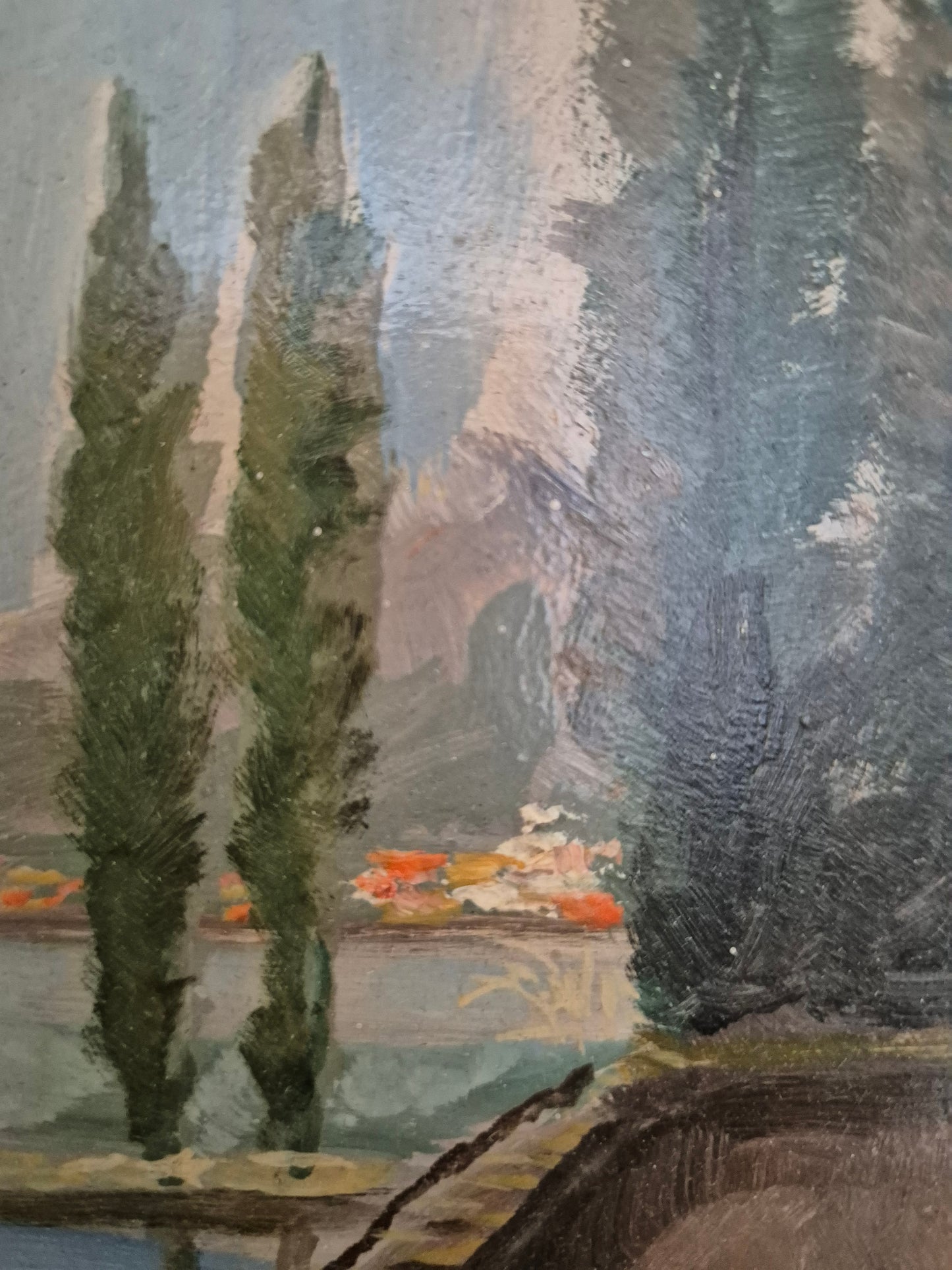 Josef Ohligschläger (1877-1959) Ölgemälde Südküste 43x49cm