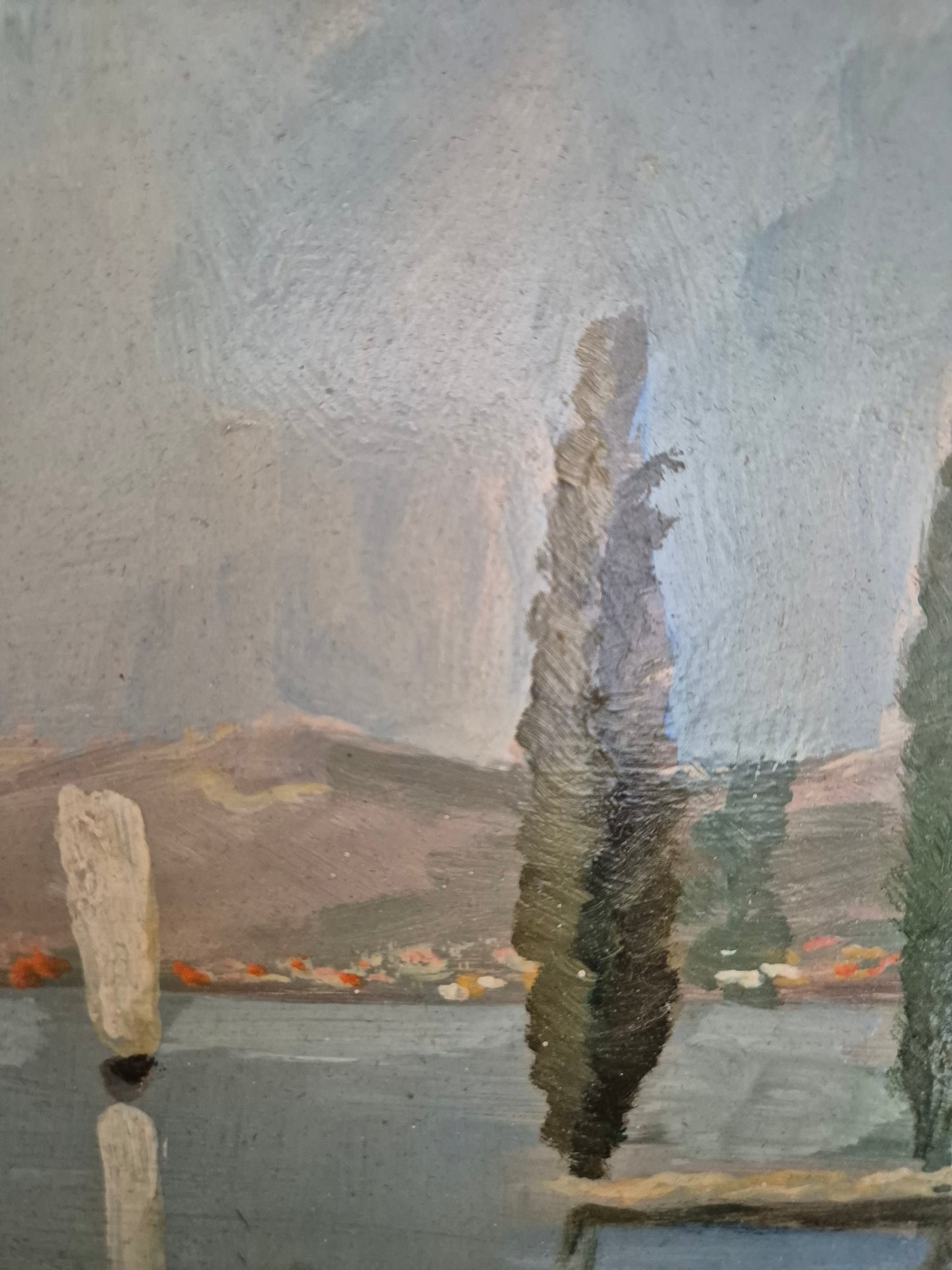 Josef Ohligschläger (1877-1959) Ölgemälde Südküste 43x49cm