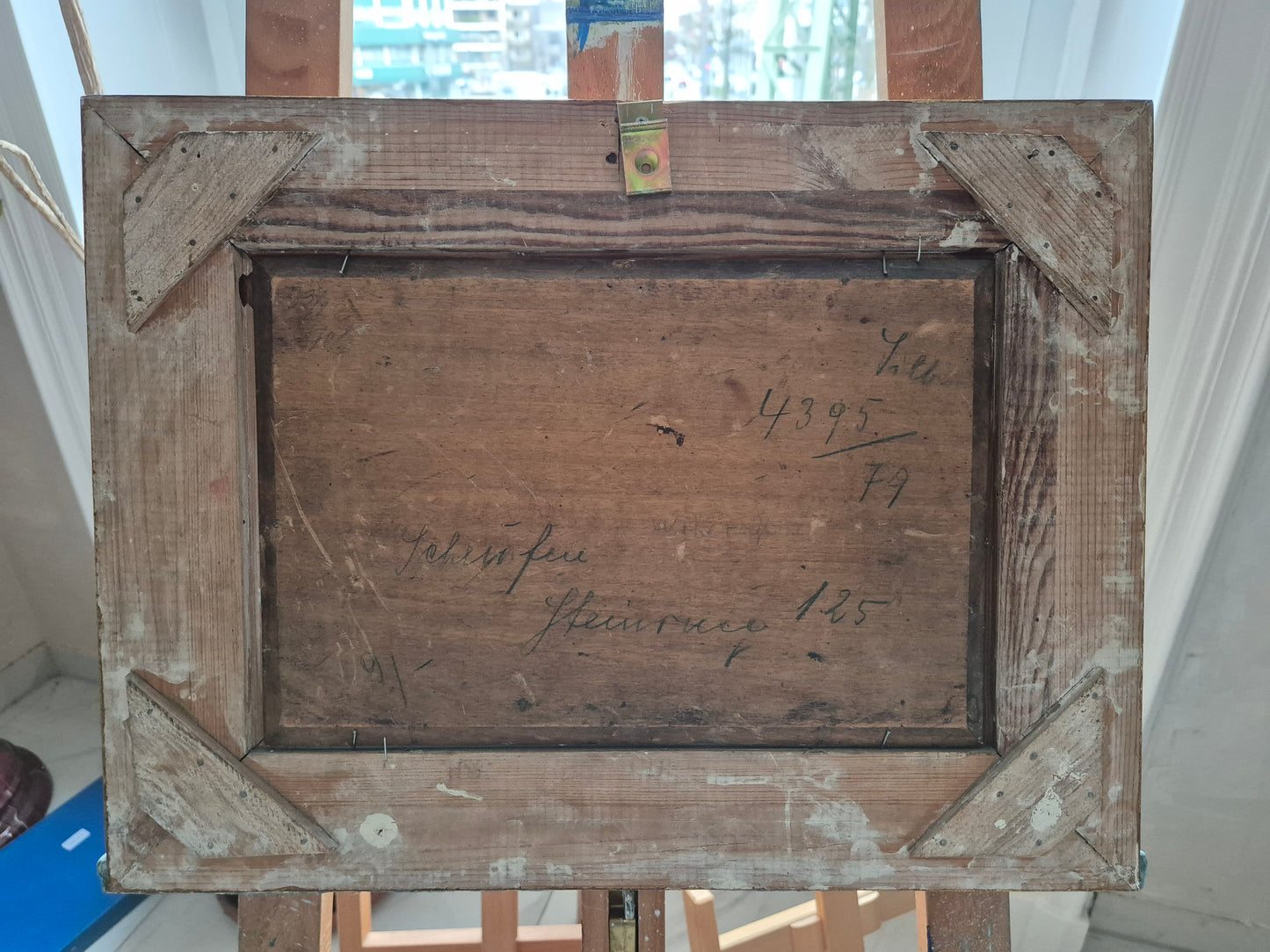 Europäische Schule (XIX-XX) Ölgemälde Handsigniert Winterlandschaft