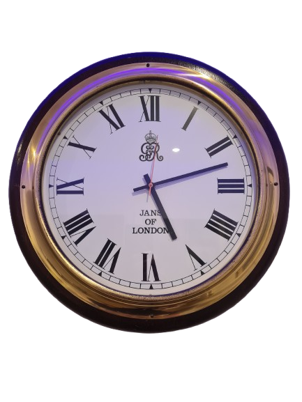 Jugendstil Wanduhr Küchenuhr von Junghans 40cm