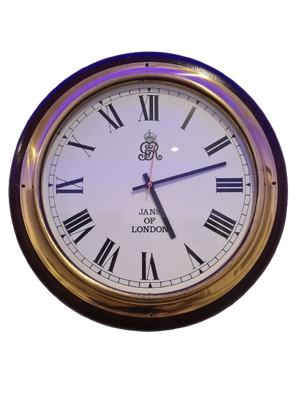 Jugendstil Wanduhr Küchenuhr von Junghans 40cm