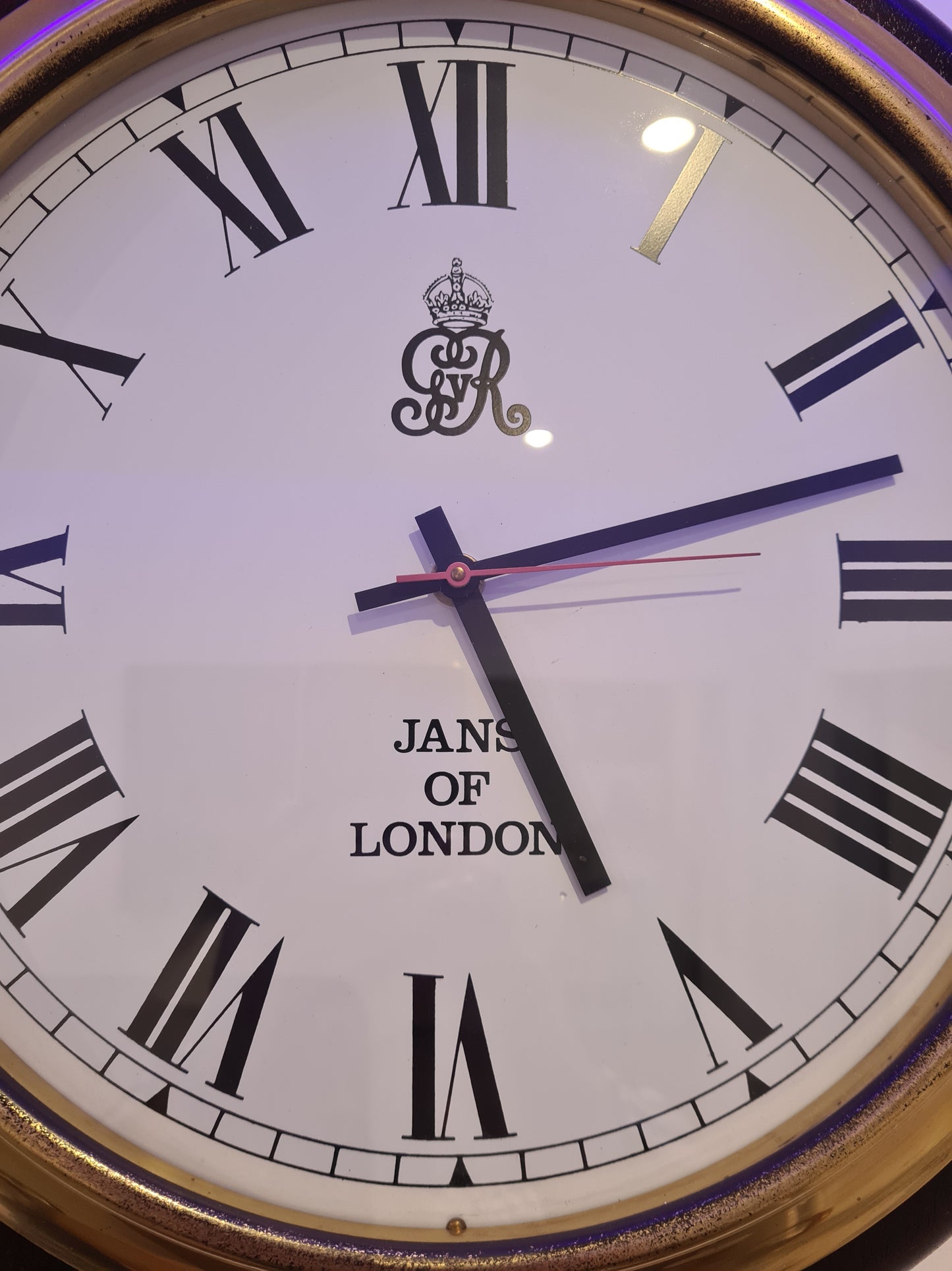 Jugendstil Wanduhr Küchenuhr von Junghans 40cm