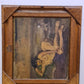 Ölgemälde Stillleben und Akt auf Holz Malerei Holzrahmen signiert 63x60cm