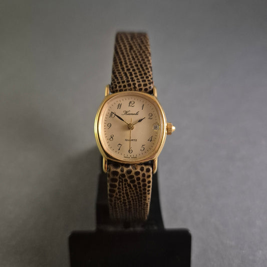 Kienzle Damenarmbanduhr – Klassische Eleganz mit Gold-Details