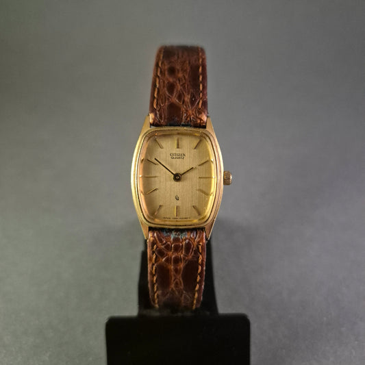 Citizen Damenarmbanduhr – Klassische Eleganz mit Gold-Optik