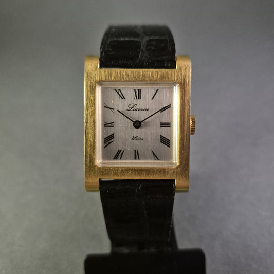 Lucerne Damenarmbanduhr – Elegante Schweizer Uhr mit Gold-Optik