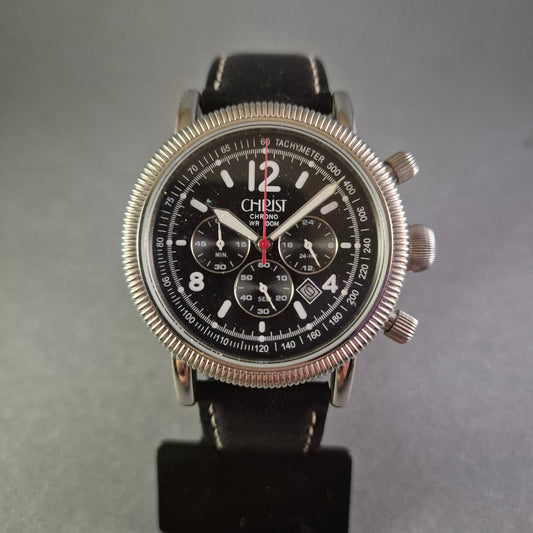 Sportliche Christ Chronograph Herrenarmbanduhr – Für Abenteurer und Zeitnehmer