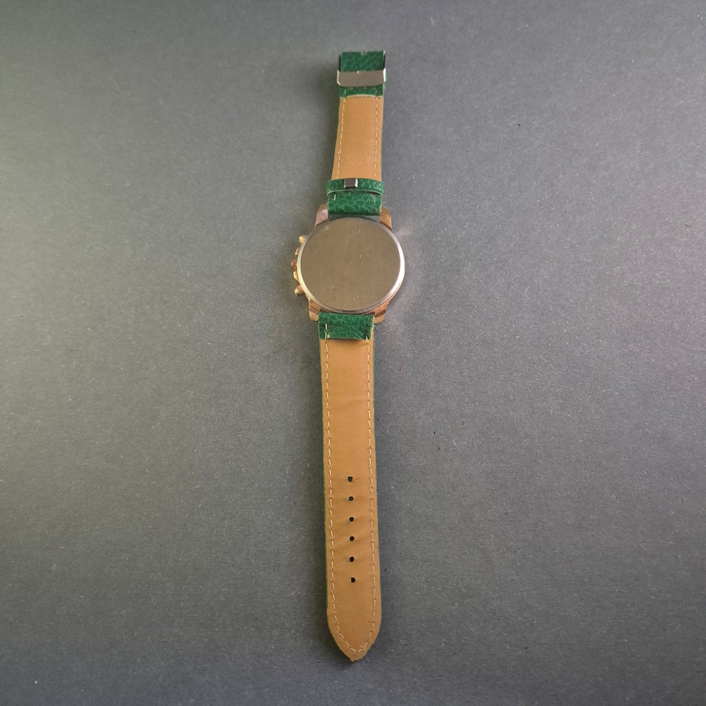 Stilvolle Geneva Damenarmbanduhr – Eleganz in Grün und Roségold