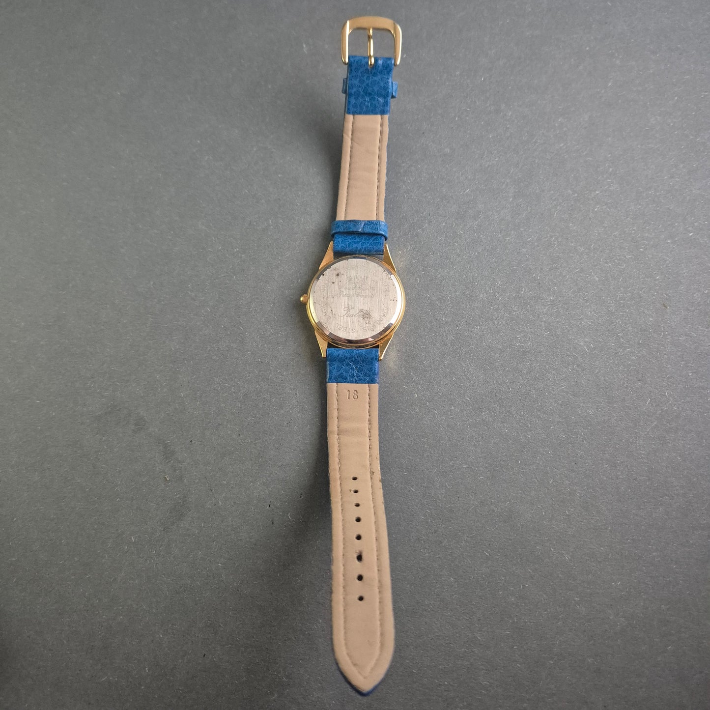 Elegante Palazzo Brugiotti Damenarmbanduhr – Blauem Lederarmband