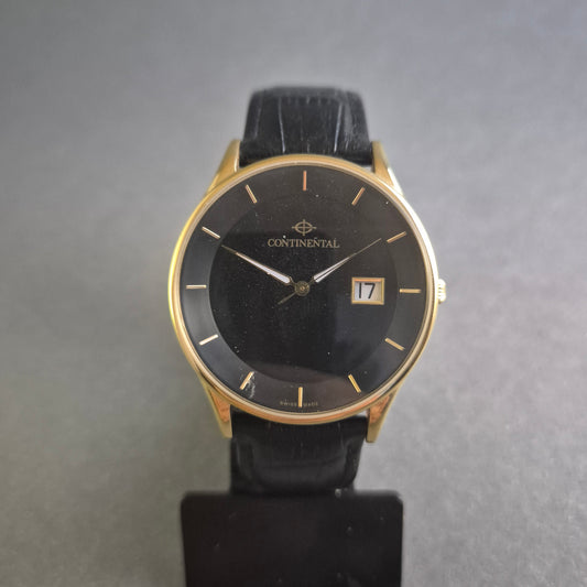 Elegante Continental Herrenarmbanduhr – Schweizer Präzision mit Datumsanzeige