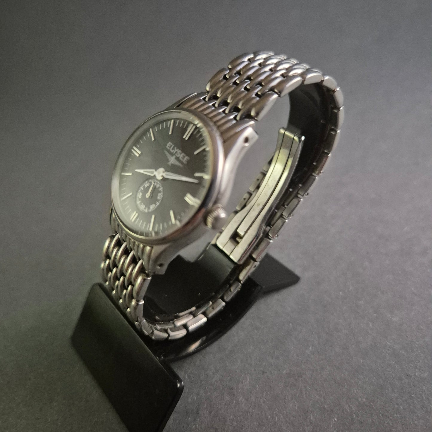 Exklusive Elysee Herrenarmbanduhr – Edelstahl mit Sub-Zifferblatt