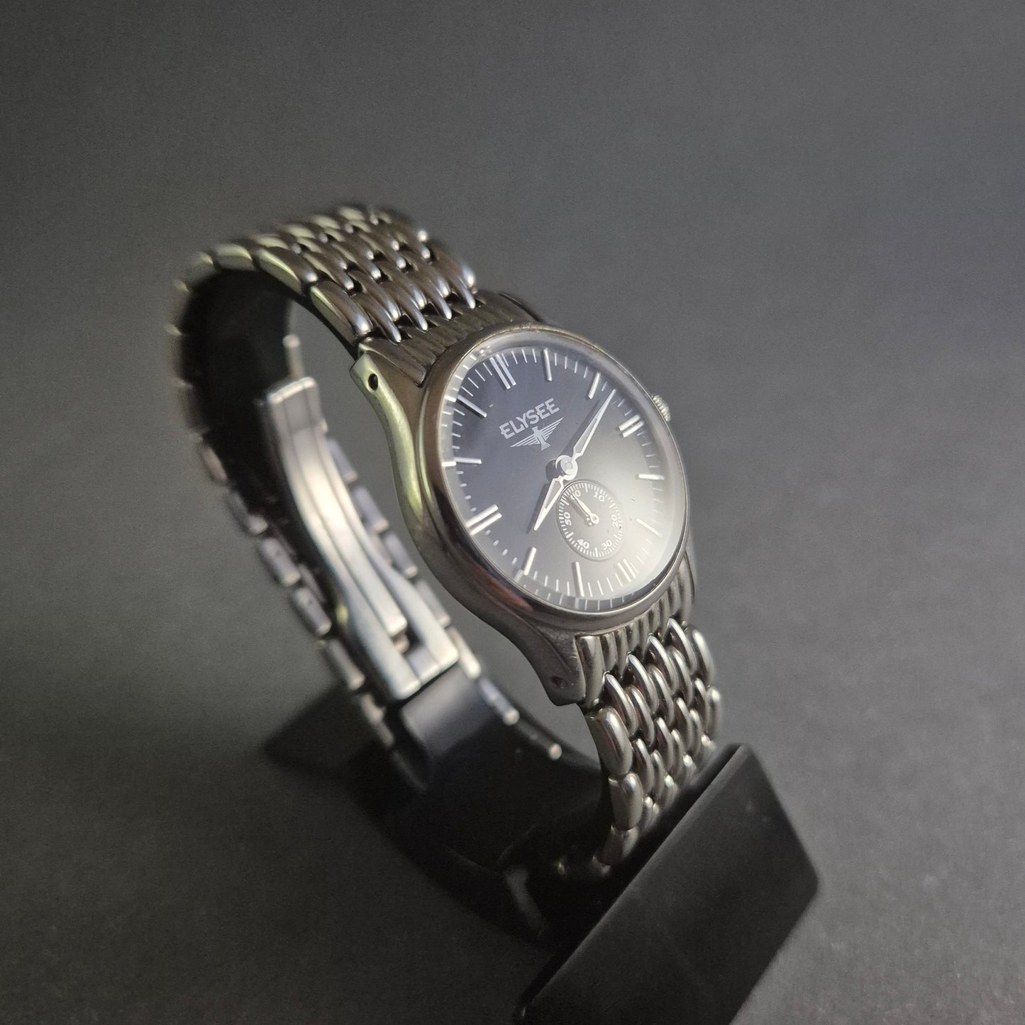 Exklusive Elysee Herrenarmbanduhr – Edelstahl mit Sub-Zifferblatt