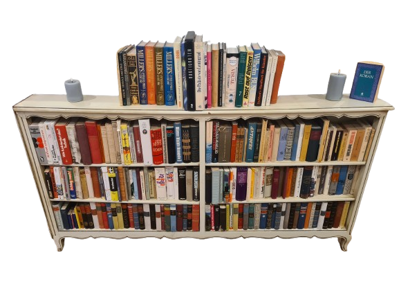 Barock Regal Bücherregal Holz Mobiliar Sideboard 185cm